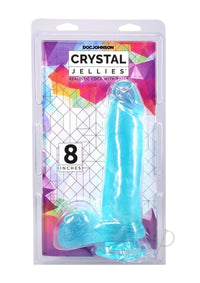 Crystal Jellies Real W/balls 8 Teal