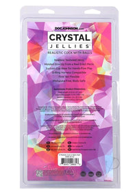 Crystal Jellies Real W/balls 8 Teal