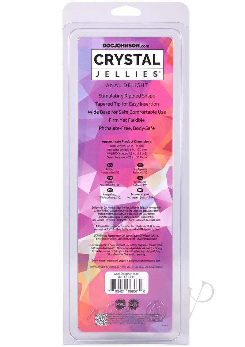 Crystal Jellies Anal Delight 5 Teal