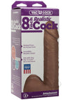 Vac U Lock 8 In Realistic Caramel Cock