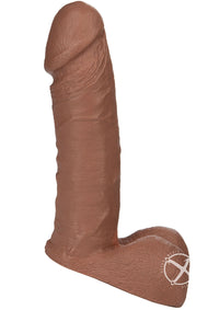 Vac U Lock 8 In Realistic Caramel Cock