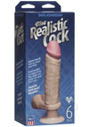 Realistic Cock Vibrat 6 White