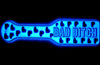 3D Printed Spanking Paddle BAD BITCH Glow in the Dark and Silver