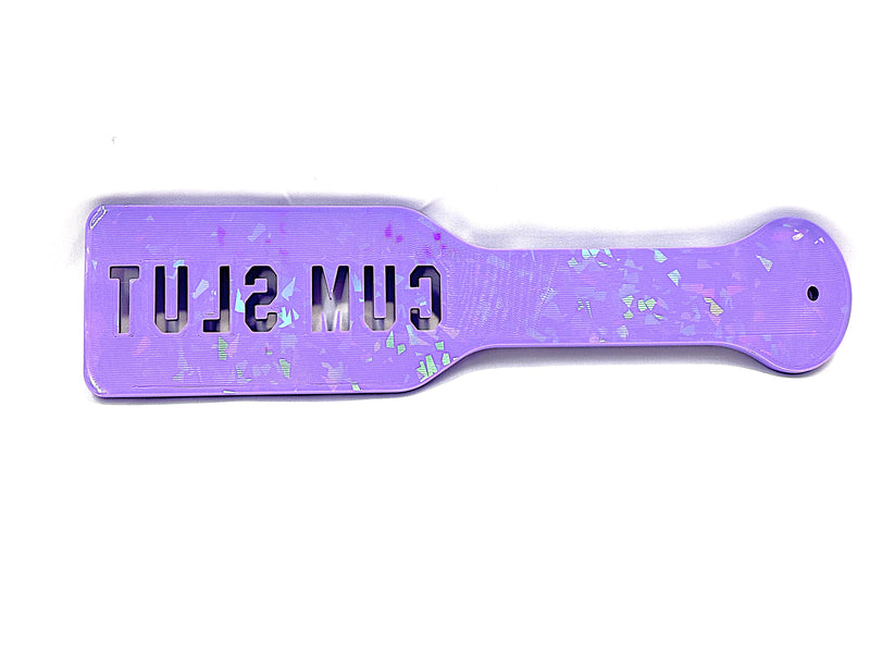 3D Printed Spanking Paddles Lavender with Diamond