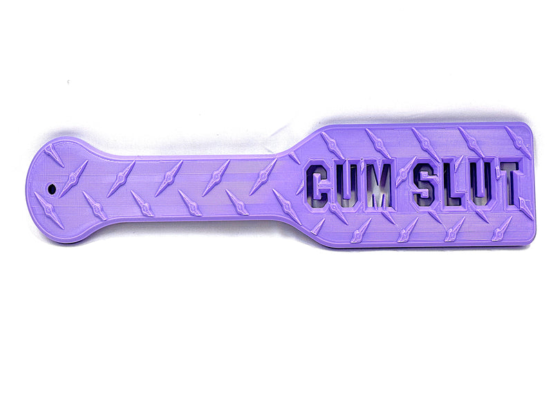 3D Printed Spanking Paddles Lavender with Diamond