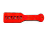 3D Printed Spanking Paddle XOXOXO Red and Black with Diamond Pattern