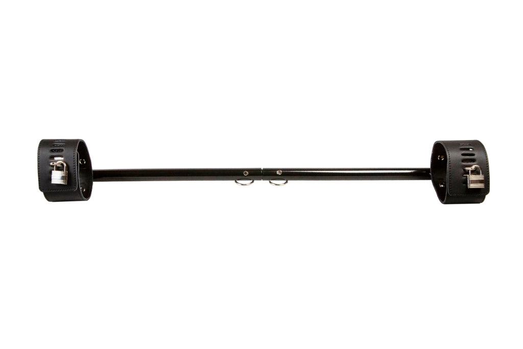 ADJUSTABLE BONDAGE SPREADER BAR WITH CUFFS