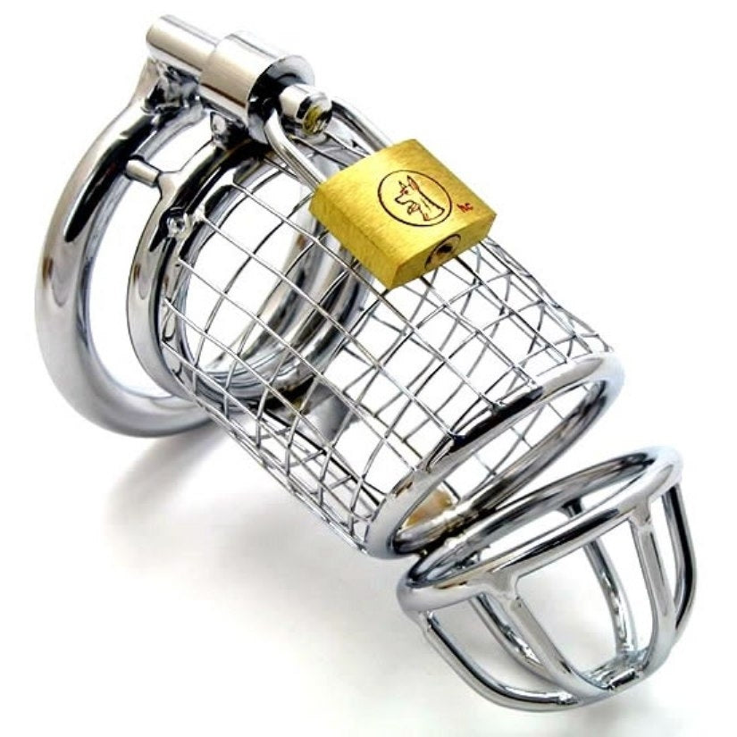 THE COCK SHREDDER STEEL CHASTITY DEVICE