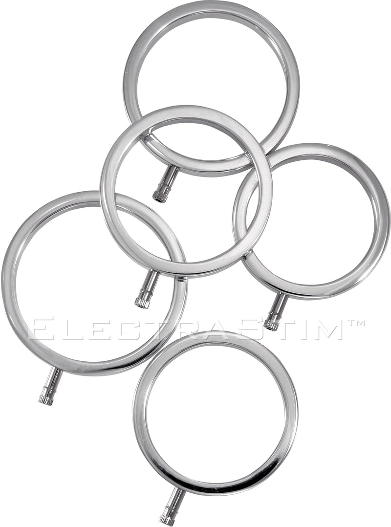 ELECTRASTIM ELECTRARINGS COCK RING SET 5 PIECE