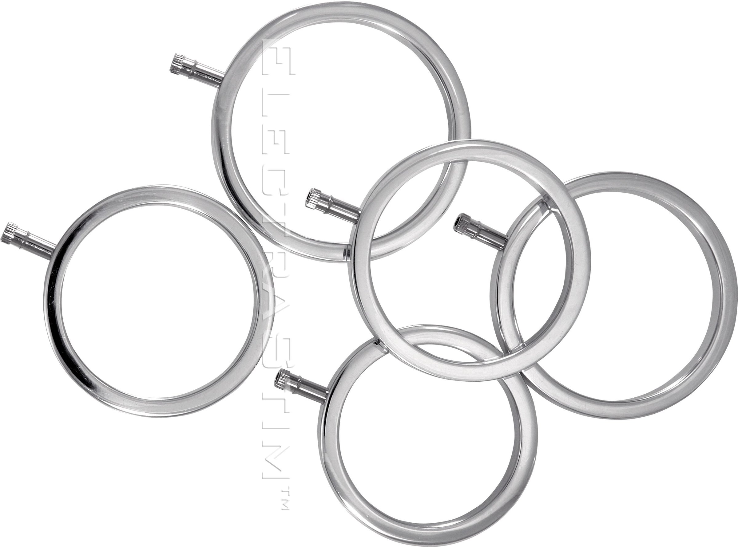 ELECTRASTIM ELECTRARINGS COCK RING SET 5 PIECE