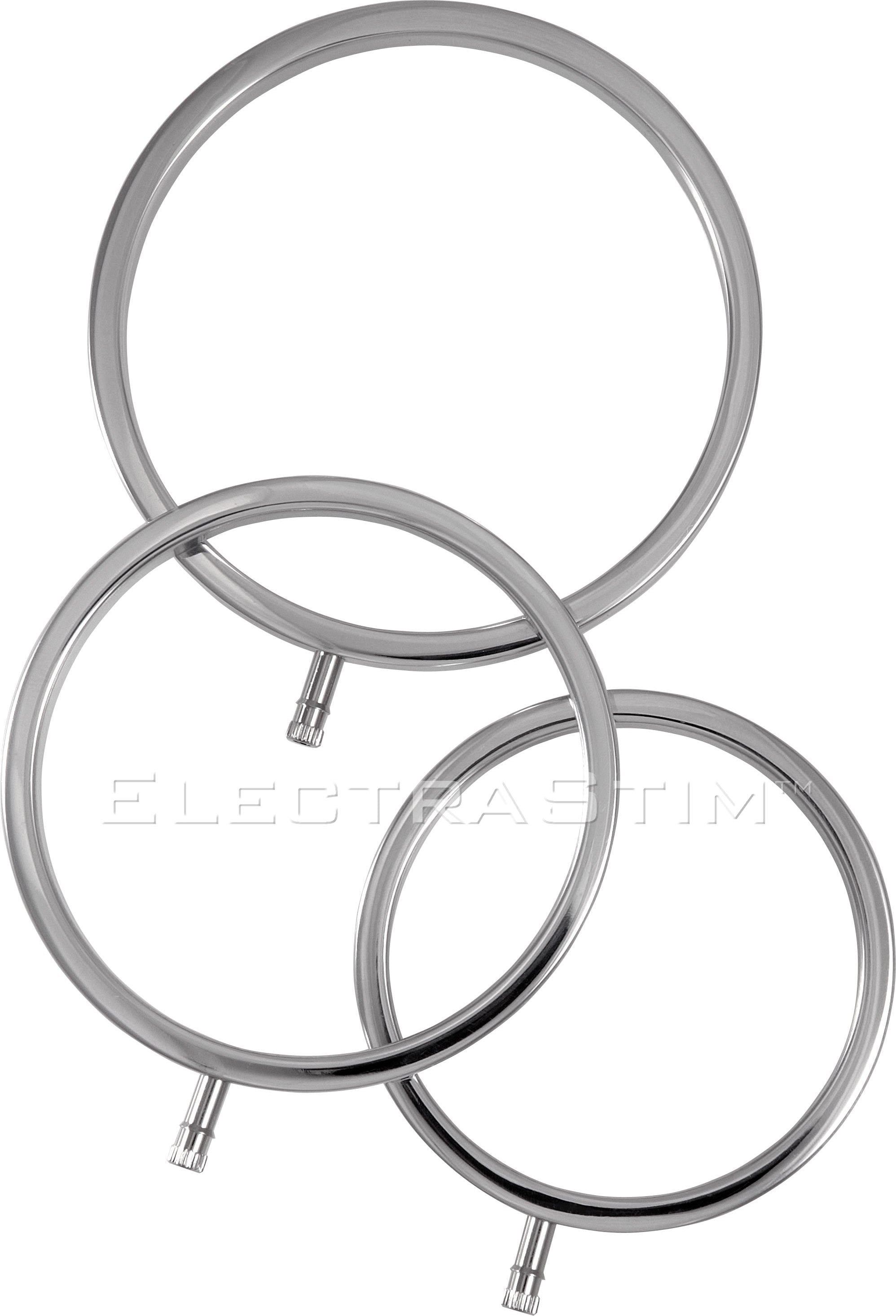 ELECTRASTIM ELECTRASCROTAL RING SET 3 PIECE