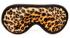 BONDAGE TOY LEOPARD PRINT BLINDFOLD WITH ELASTIC STRAP