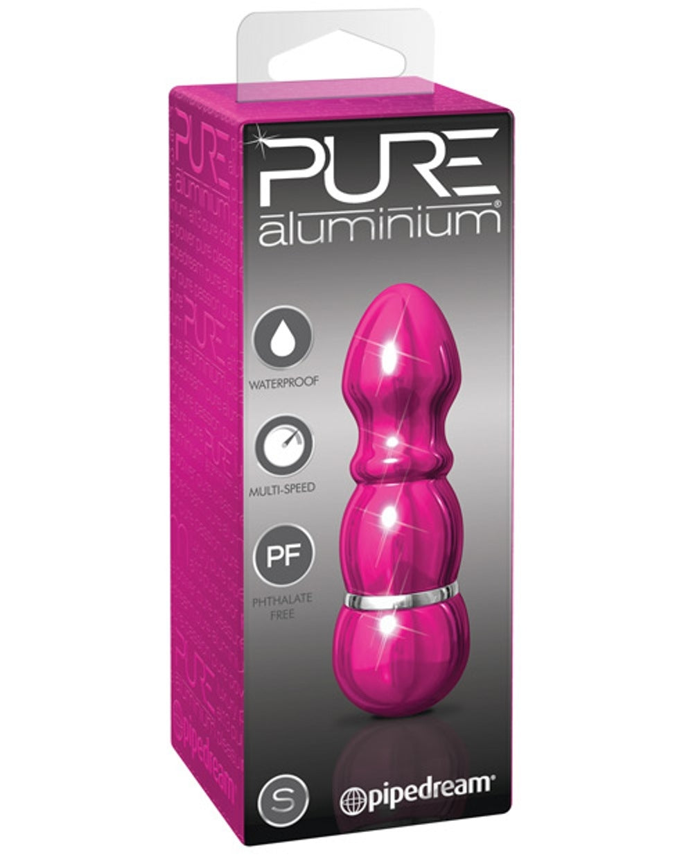 PURE ALUMINIUM SMALL PINK VIBRATOR