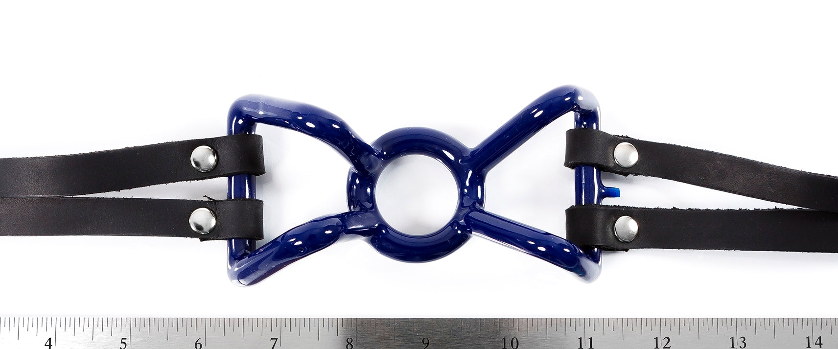 Extreme Rubber Coated Spider Gag Blue