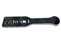 SPANKING PADDLES BLACK AND GLOW GREEN 3D PRINTED DIAMOND