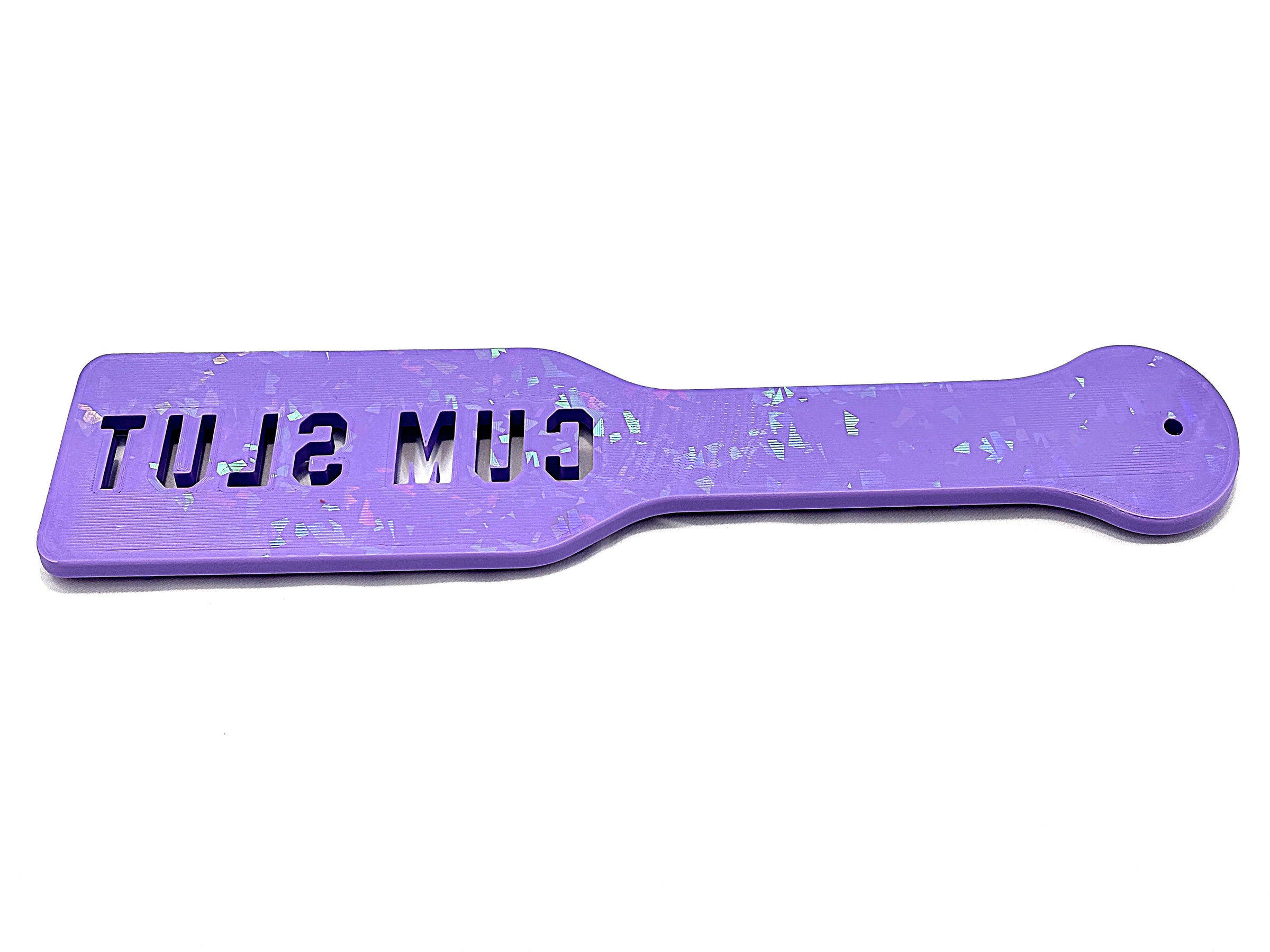 3D Printed Spanking Paddles Lavender with Diamond