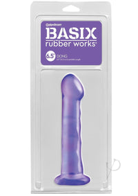 Basix 6.5 Suction Cup Dong Purple