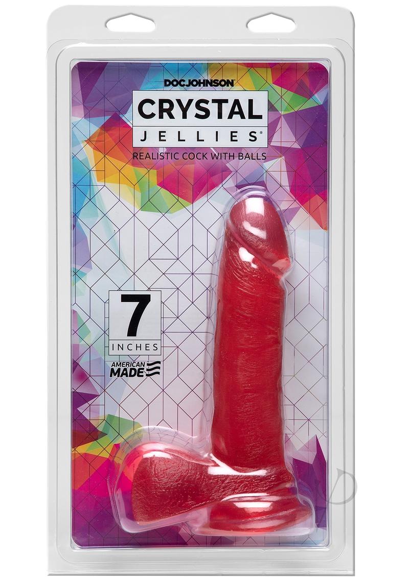 Crystal Jellies Ballsy Cocks 7 Pink