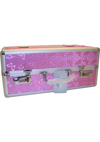 Lockable Vibrator Case Large Pnk