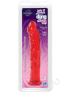 Jelly Jewel Dong W/suct Cup Ruby