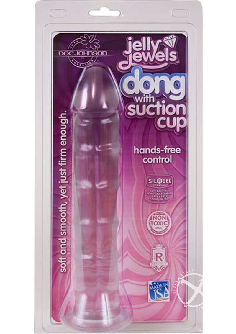 Jelly Jewel Dong W/suct Cup Diamond