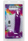 Crystal Jellies Ballsy Cock 8 Purple