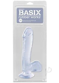 Basix 7.5 Dong Thick W/suction Clear