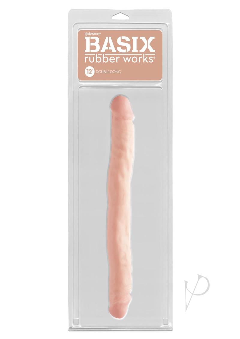 Basix 12 Double Dong Flesh