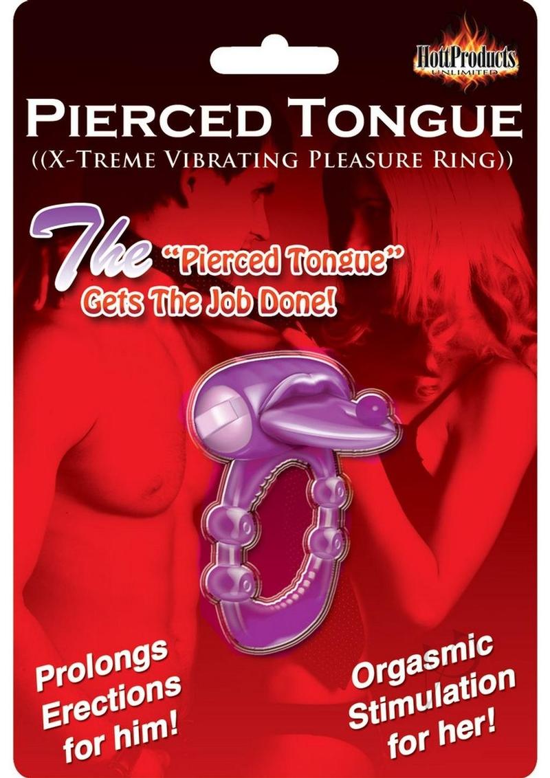 Pierced Tongue Purple