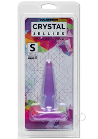 Crystal Jellies Anal Plug Sm Purple