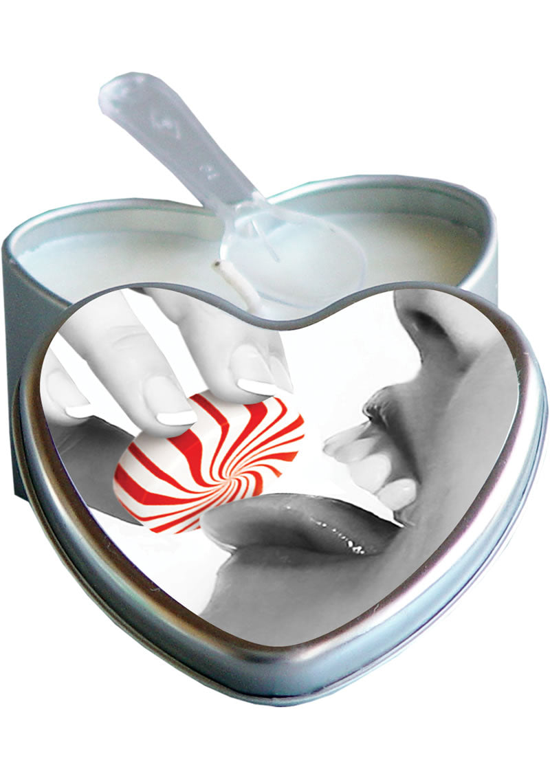 Edible Heart Candles Mint