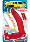 Dbl Penetrator Rabbit C Ring Red