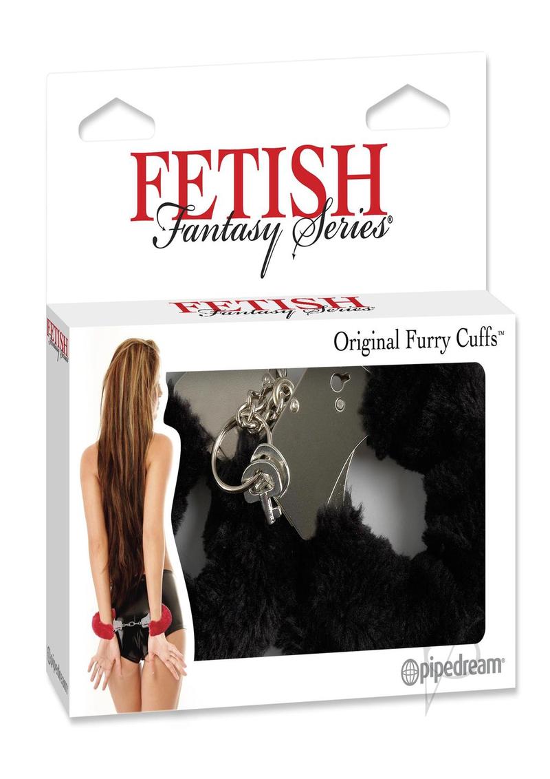 Ff Furry Cuffs Black
