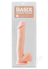 Basix 12 Dong W/suction Flesh