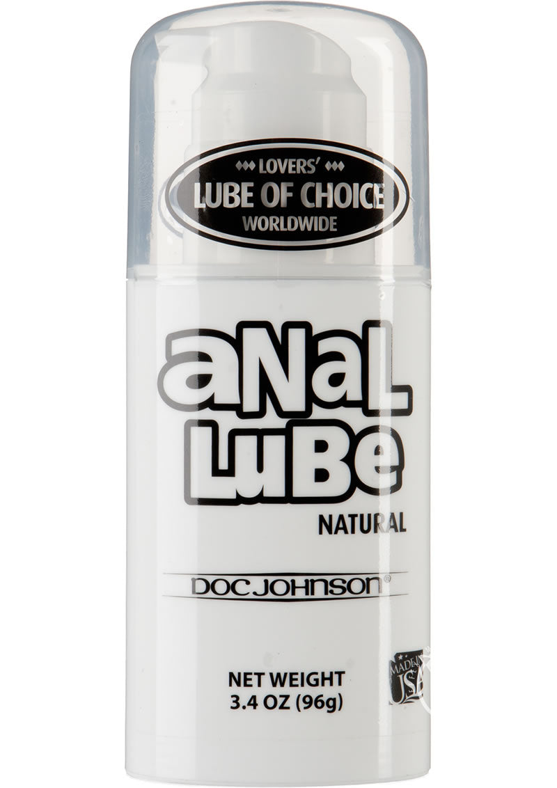 Anal Lube Natural Airless Pump 3.4oz