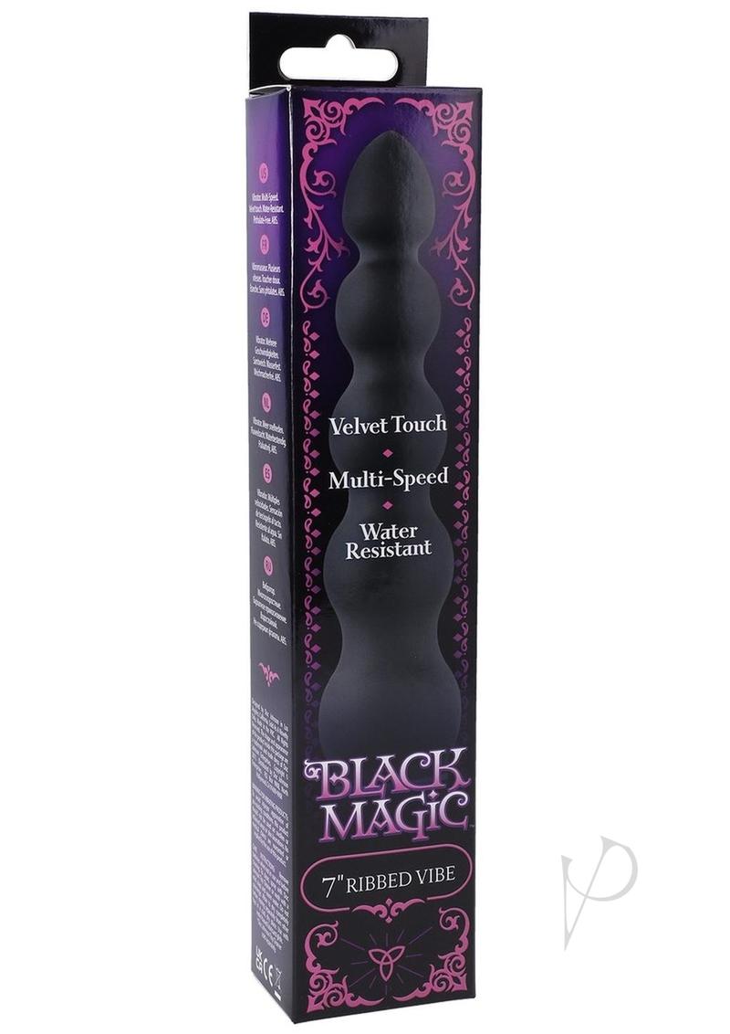 Black Magic 7 Ribbed Vibe