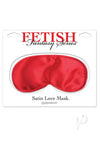 Ff Satin Love Mask Red