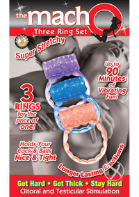 The Macho Collection 3 Ring Set