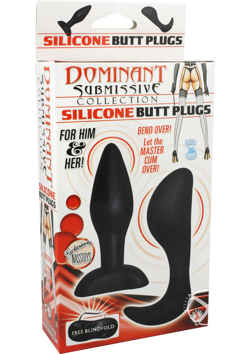 Dominant Submissive Butt Plug Black