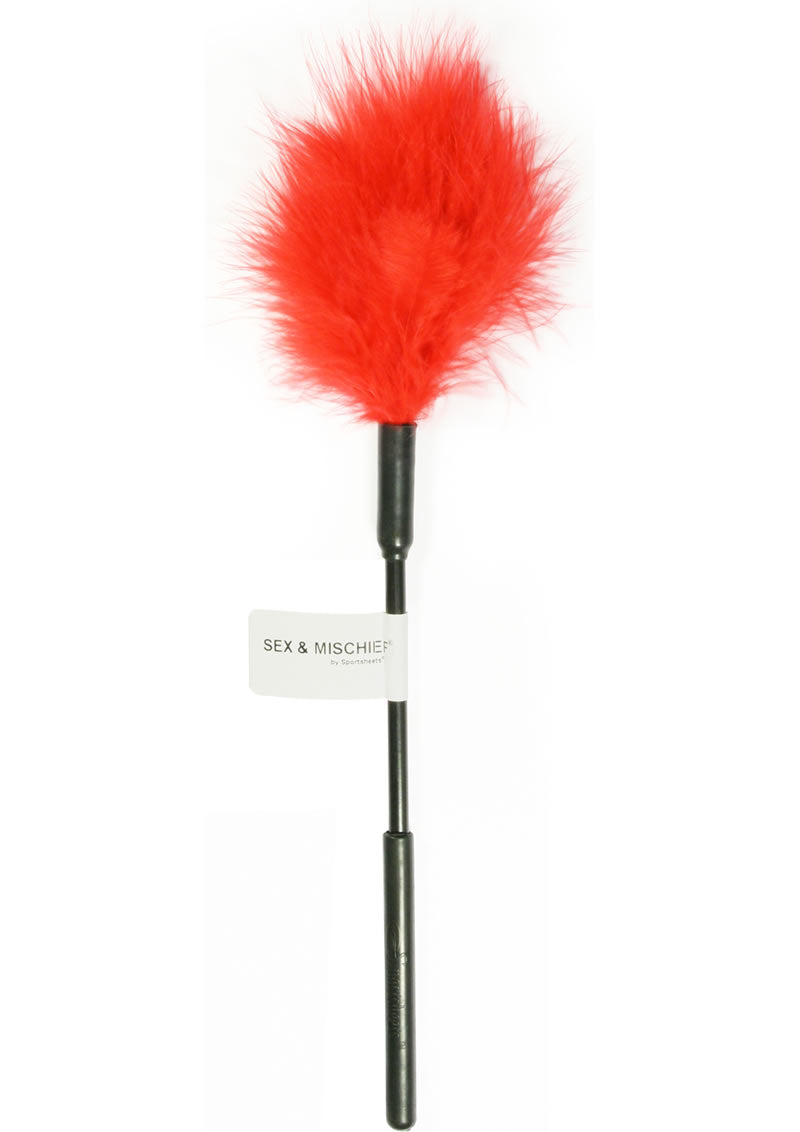 Sandm Feather Tickler Red