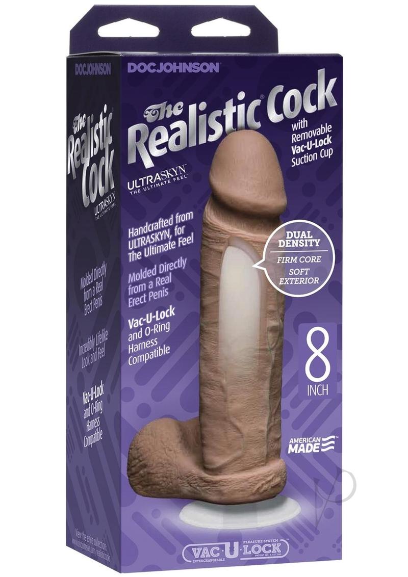 The Realistic Cock Ur3 W/balls 8 Carmel