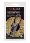 Vibrating Silicone Stud Lasso Blac(disc)