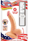 All Amer Mini Whop Vibe 4 W/balls Flesh