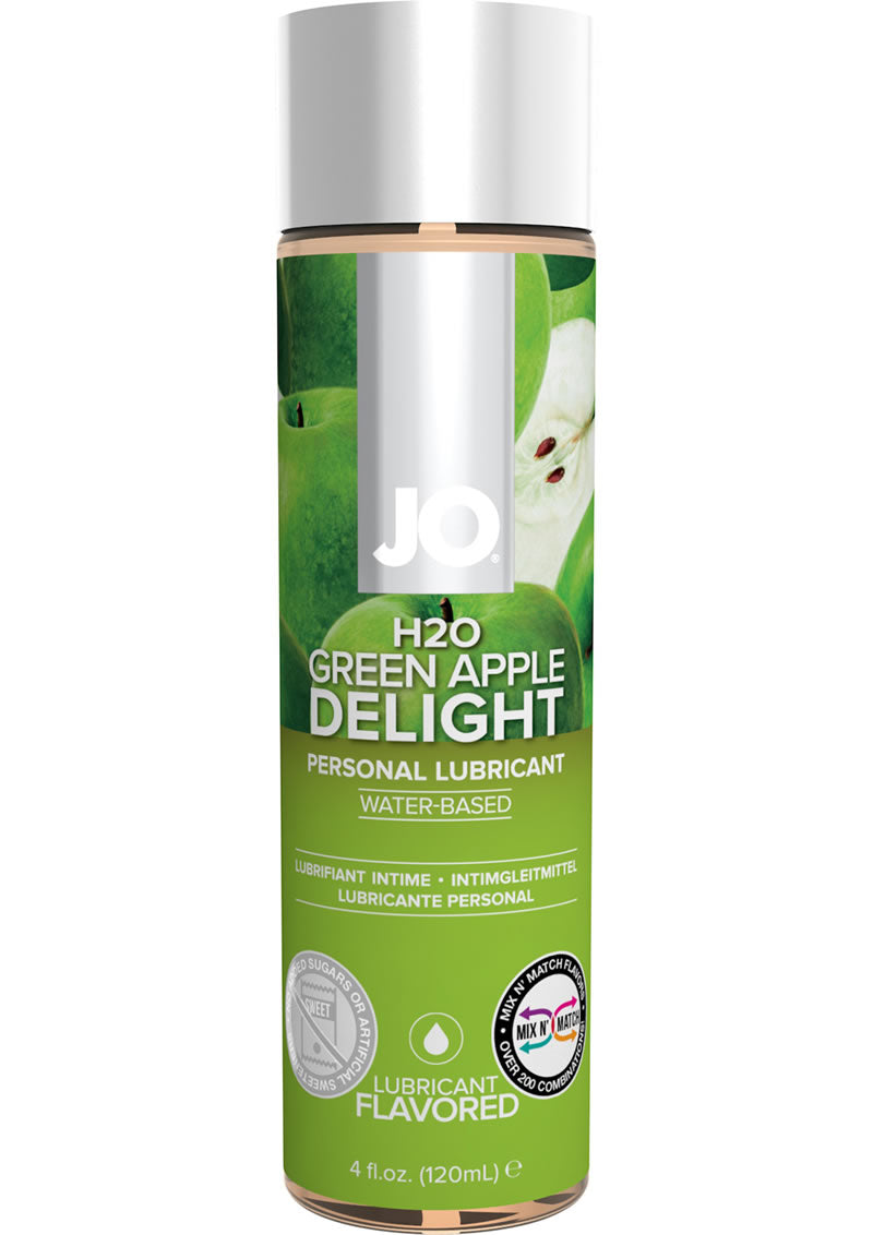 Jo H2o Flavor Lube Green Apple 4oz