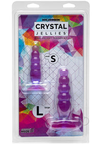 Crystal Jellies Anal Trainer Kit Purple