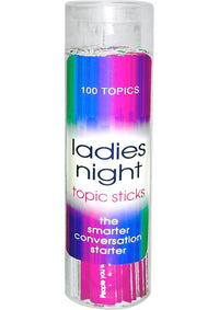 Ladies Night Topic Sticks