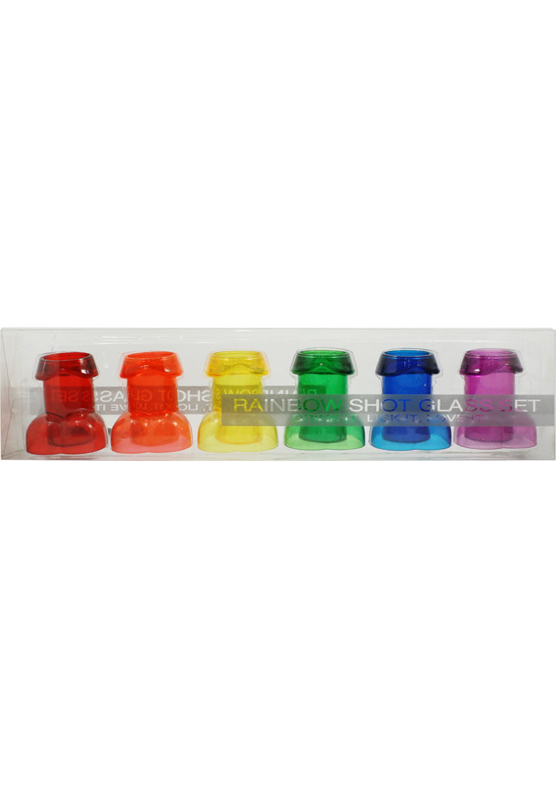 Rainbow Shot Glass Set