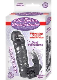 Clit Tickler Penis Extender Black