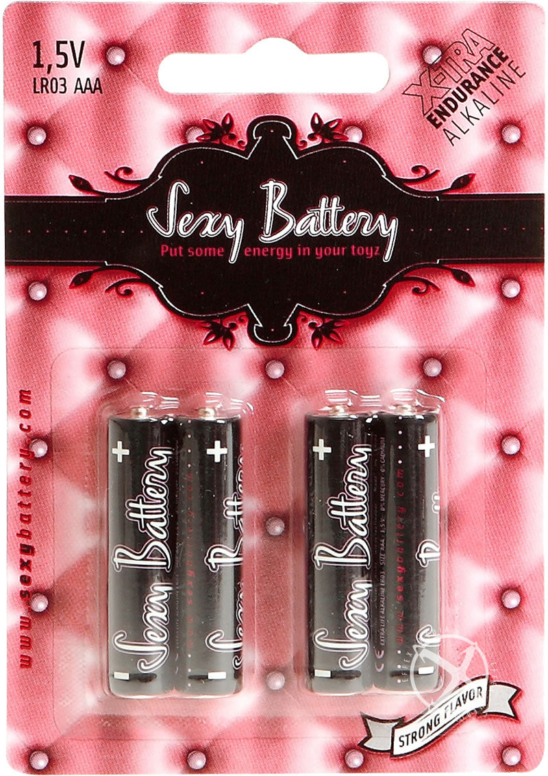 Sexy Battery Aaa/lr3 4 Pack