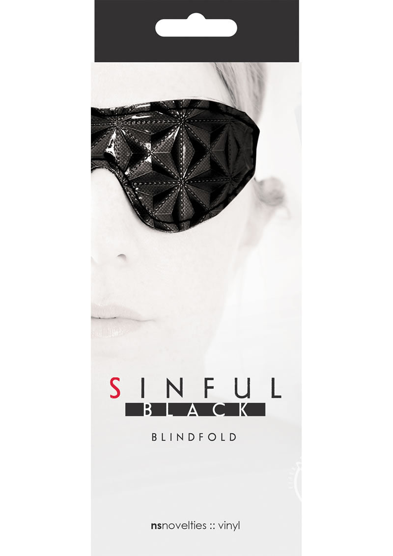 Sinful Blindfold Black(disc)